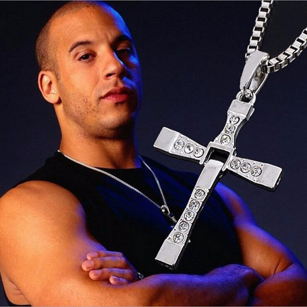 The Fast and Furious Crystal Cross Necklaces