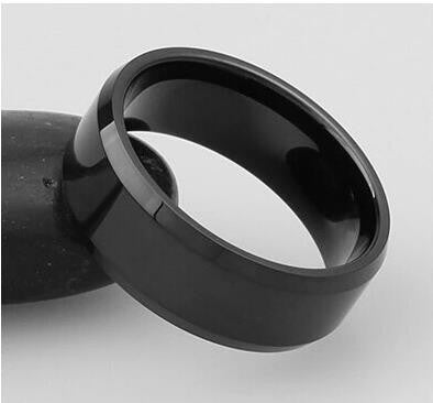 Tungsten Gold Personality Tail Single Ring