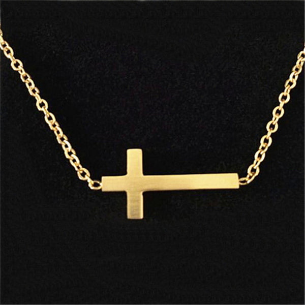 Simple Cross Pendant Necklace