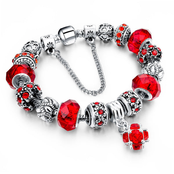 European Tibetan Crystal Charm Bracelets