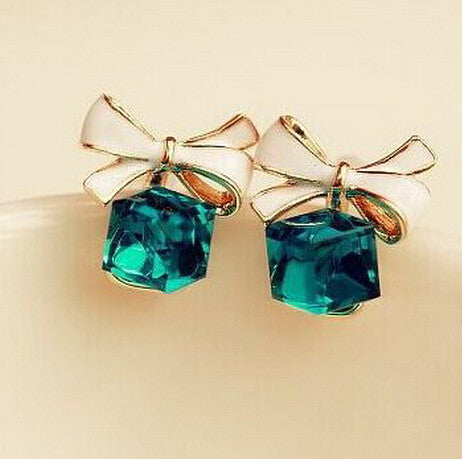 Chic Shimmer Cubic Crystal Earrings