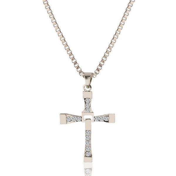 The Fast and Furious Crystal Cross Necklaces