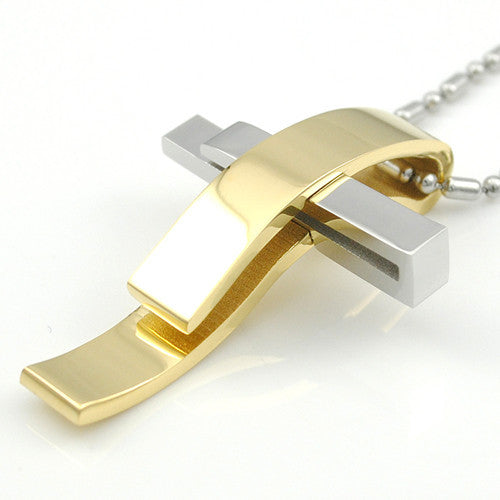 Cross Stainless Steel Pendant Necklace