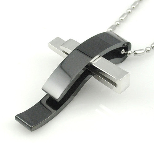 Cross Stainless Steel Pendant Necklace