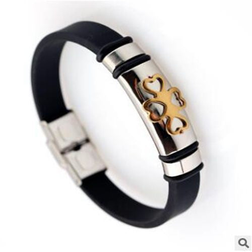 Stainless Steel Cross Men Bracelet