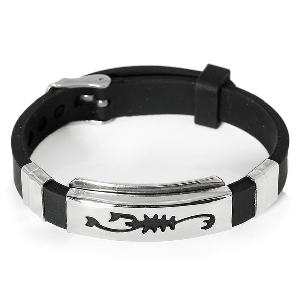 Rubber Slippy Strip Bracelets